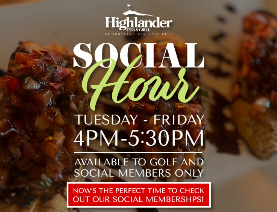 Weekly Social Hour at Highlander