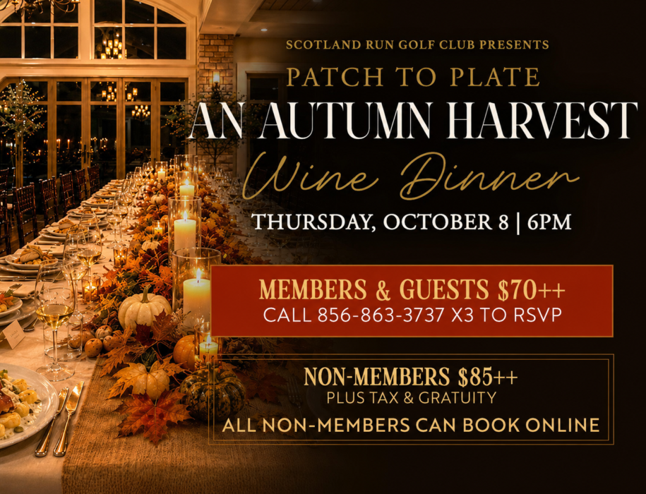 Autumn Harvest Wine Dinner September 2026
